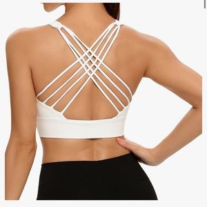Lemedy Women Cross Back Sports Bra Fitness Yoga new